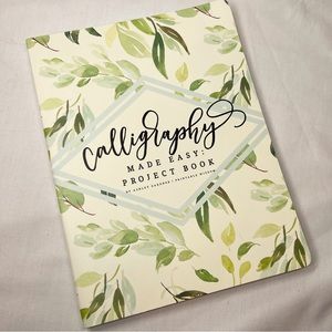 Calligraphy Made Easy: Project Book by Ashley Gardner Paperback Workbook NWOT